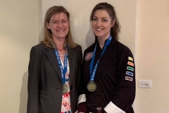 Magda (Kyokushin) and Kasia (Wing Chun), referees
